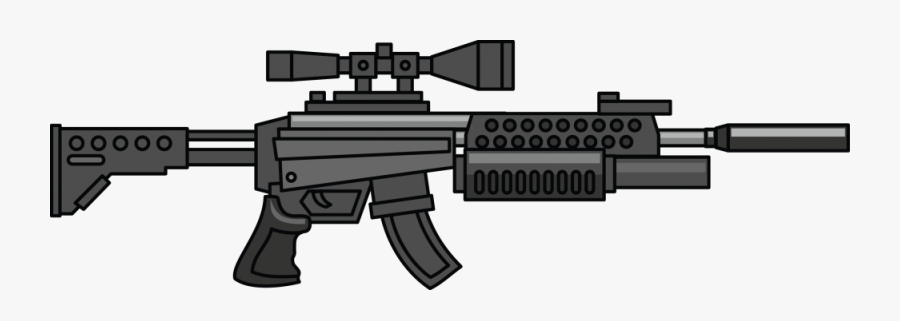 Cartoon Machine Gun Png, Transparent Clipart