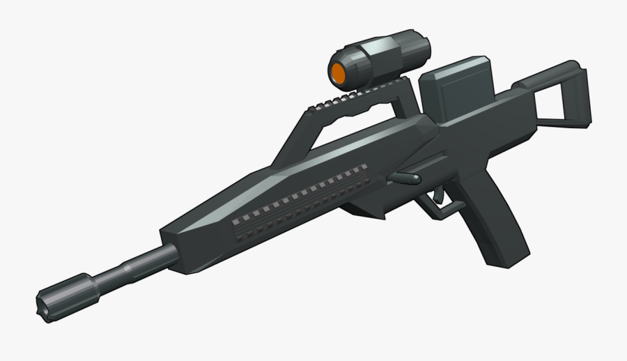Assault Rifle, Transparent Clipart