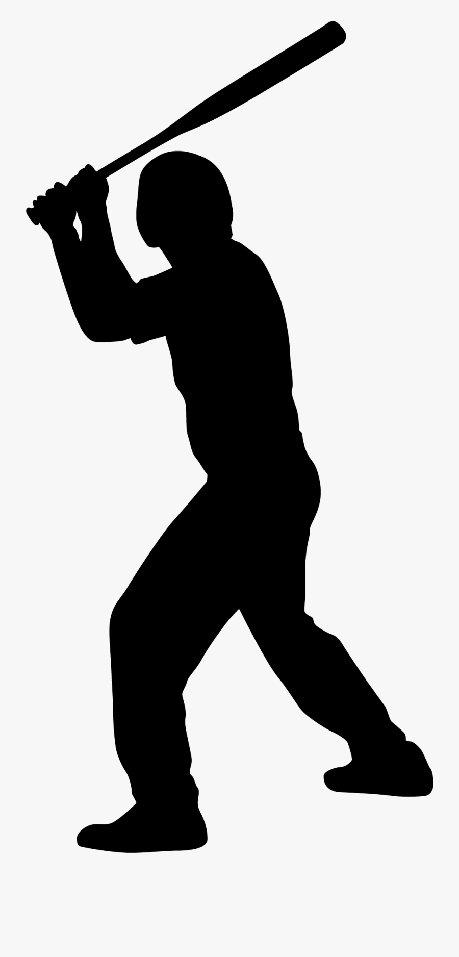 Baseball Silhouette Figures,vector Png Download - College Softball, Transparent Clipart