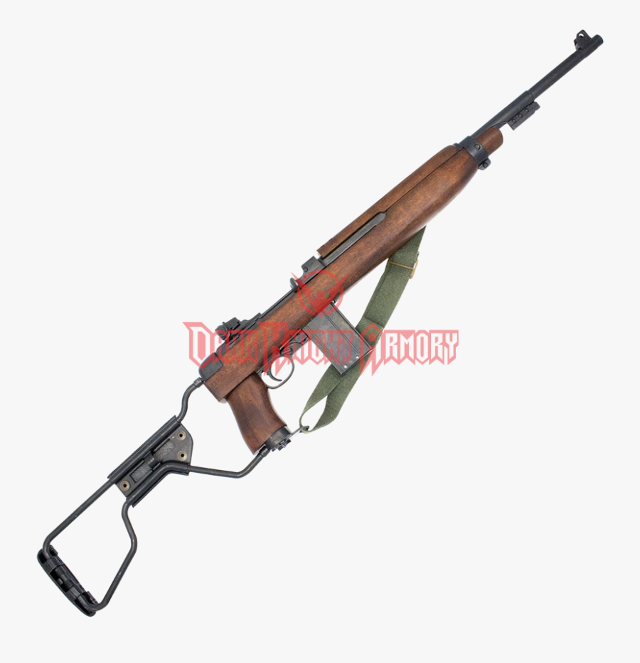 M1a1 1944 Us Folding Stock Carbine With Sling - M1a1 Carbine, Transparent Clipart