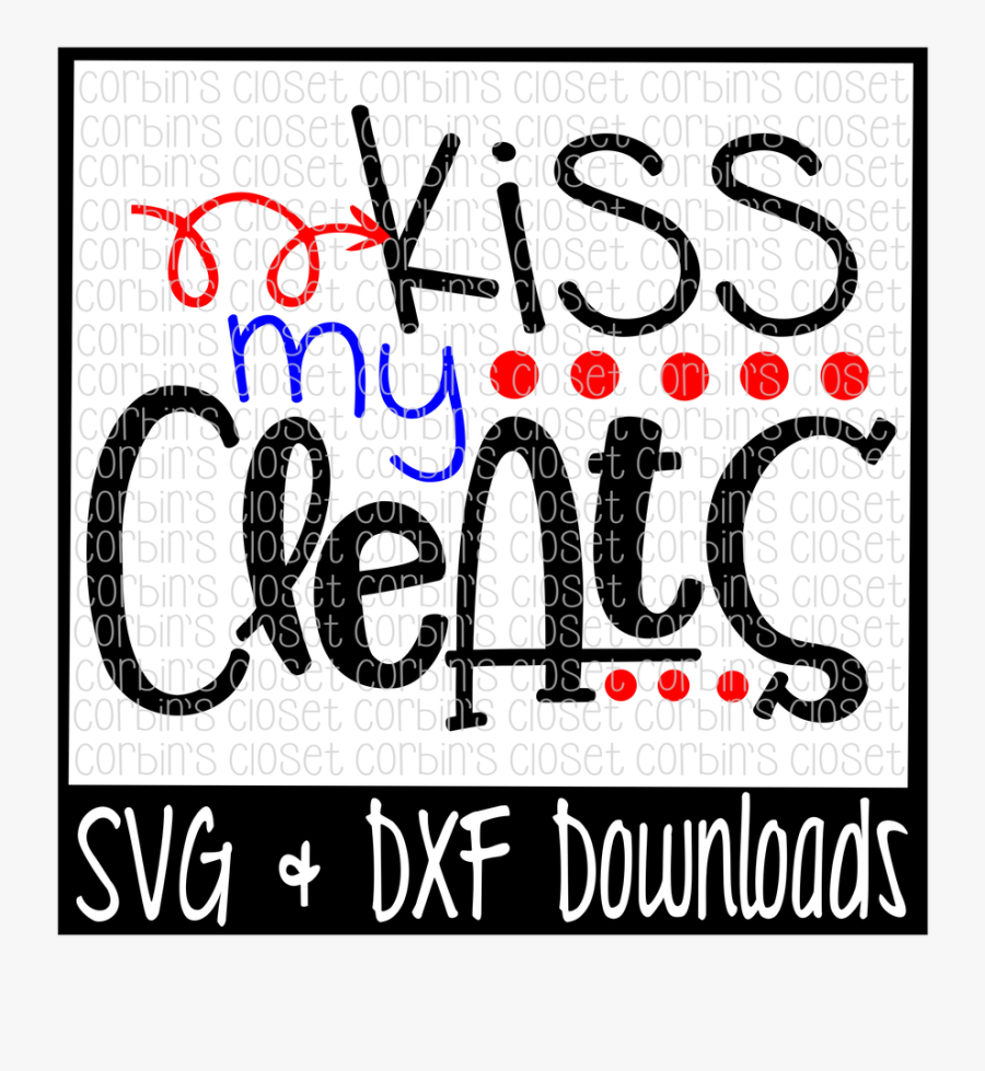Banner Transparent Stock Kiss Cleats Cut File - Poster, Transparent Clipart