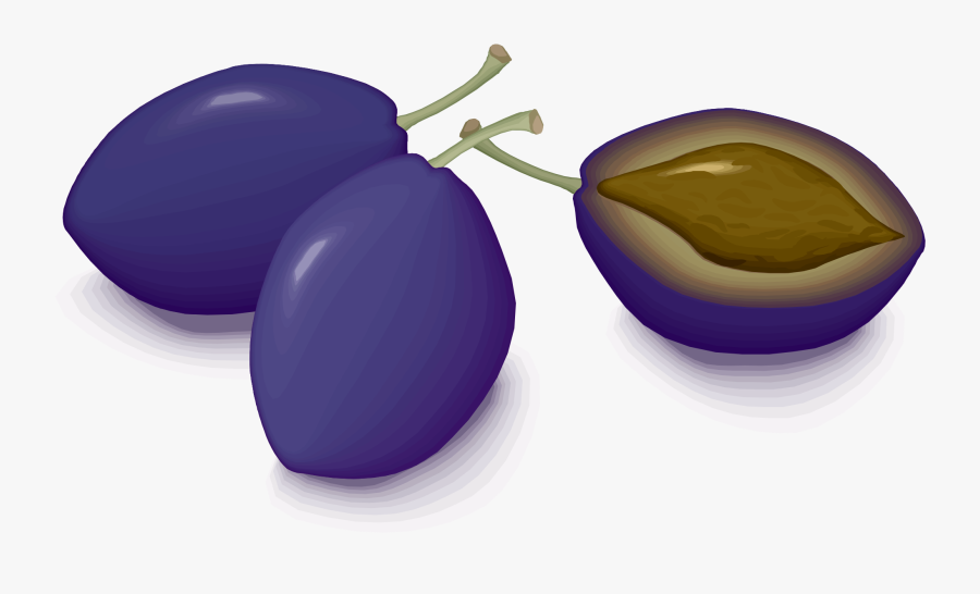 File Plums Svg Wikimedia - Plum, Transparent Clipart