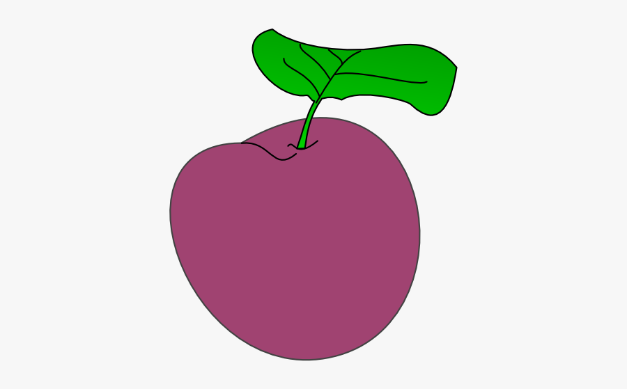 Plum Clipart, Transparent Clipart