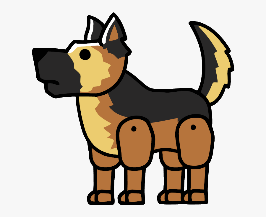 Scribblenauts German Shepherd - De Animales De Scribblenauts, Transparent Clipart