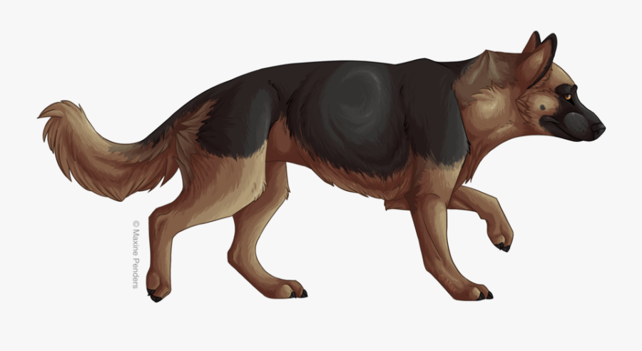 Fuck Yeah Shepherds Rock - German Shepherd Art Transparent Background, Transparent Clipart