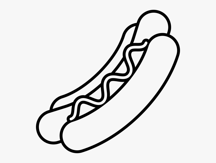 Hot Dog Icon Png, Transparent Clipart