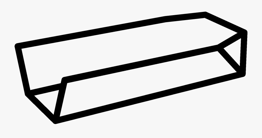 Open Tray Hot Dog Holder, Transparent Clipart