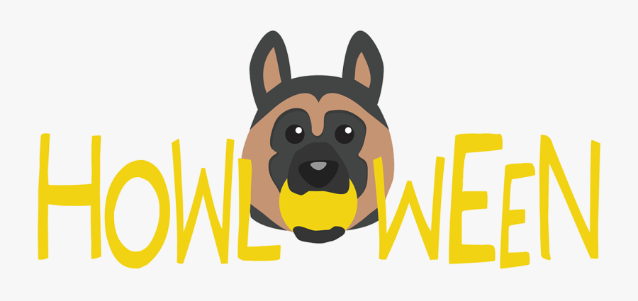 Old German Shepherd Dog, Transparent Clipart