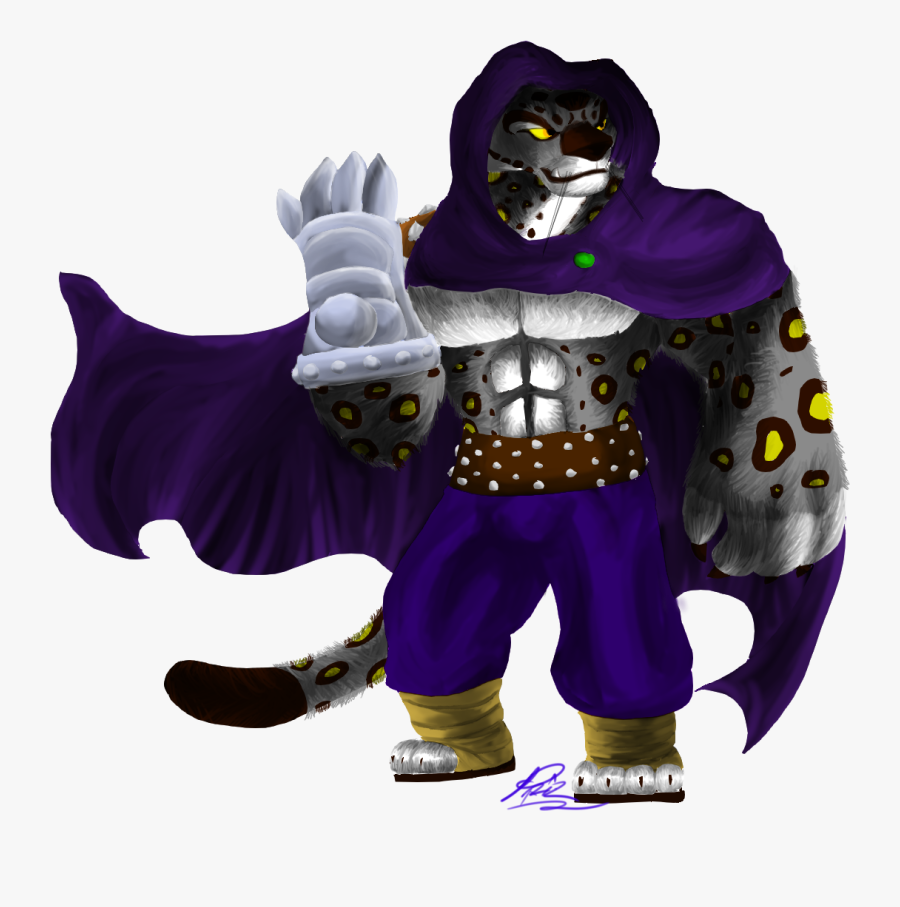 Snow Leopard Kung Fu Priz The Leopard With The Iron - Kung Fu Panda Png, Transparent Clipart