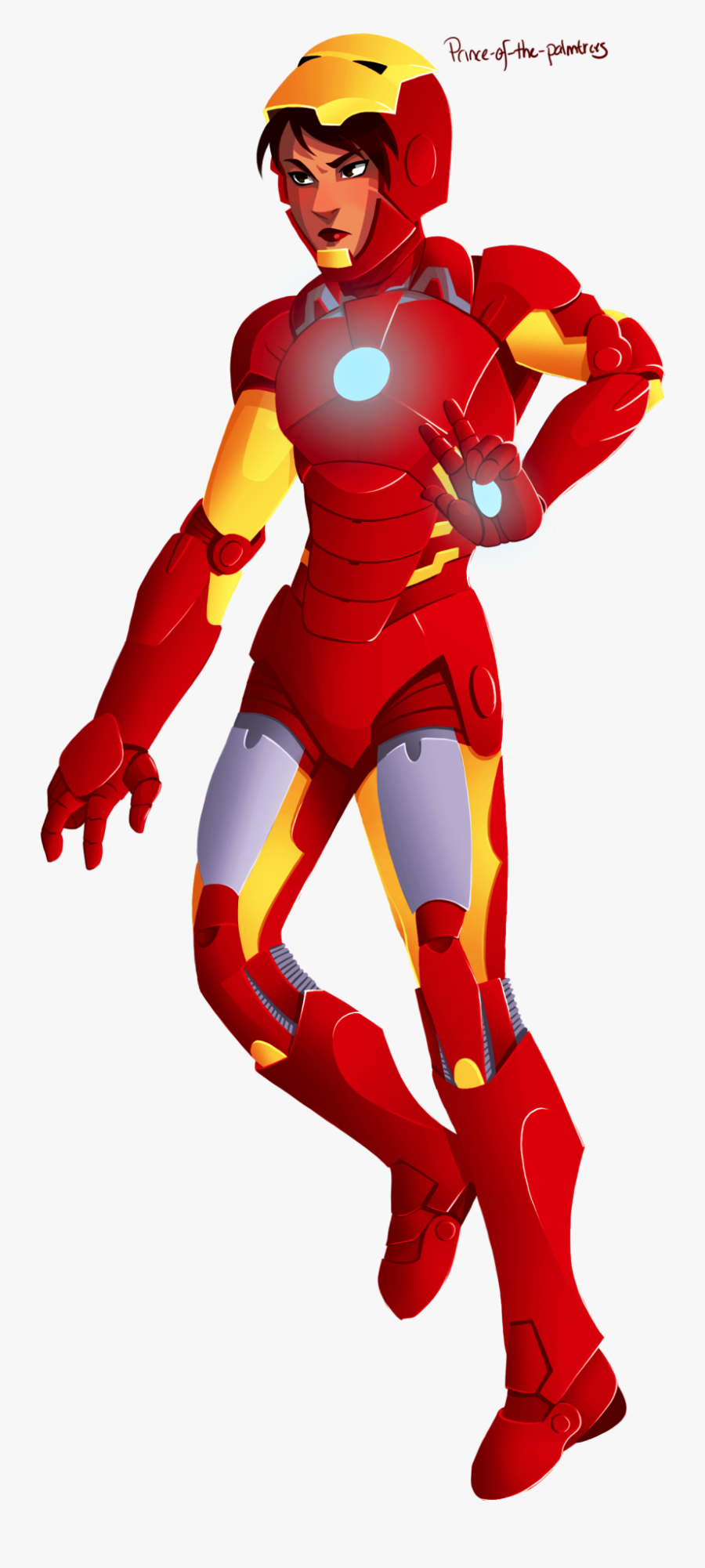 I Finished Iron Man From The Genderswapped Iron Man - Iron Man, Transparent Clipart