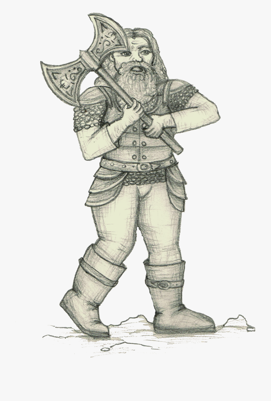 Dwarf Png Album On - Sketch, Transparent Clipart