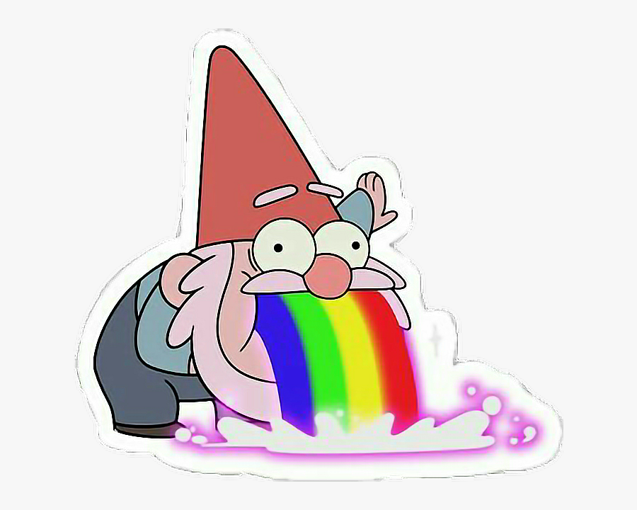 #rainbows #rainbow #elf #elves #dwarf #magic #esrarengizkasaba - Duende De Gravity Falls, Transparent Clipart