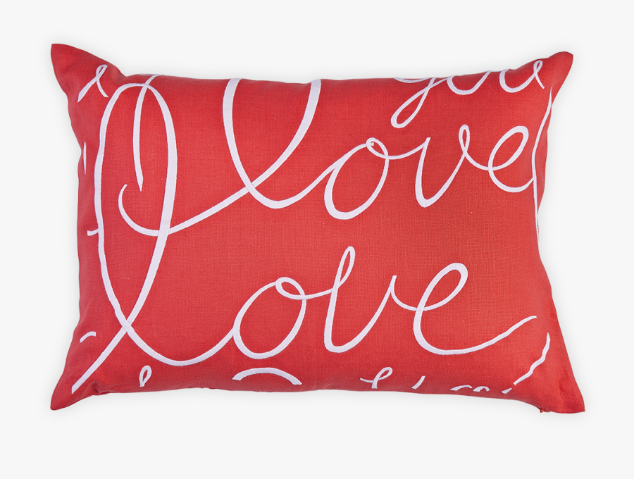 Love Decorative Pillow - Throw Pillow, Transparent Clipart