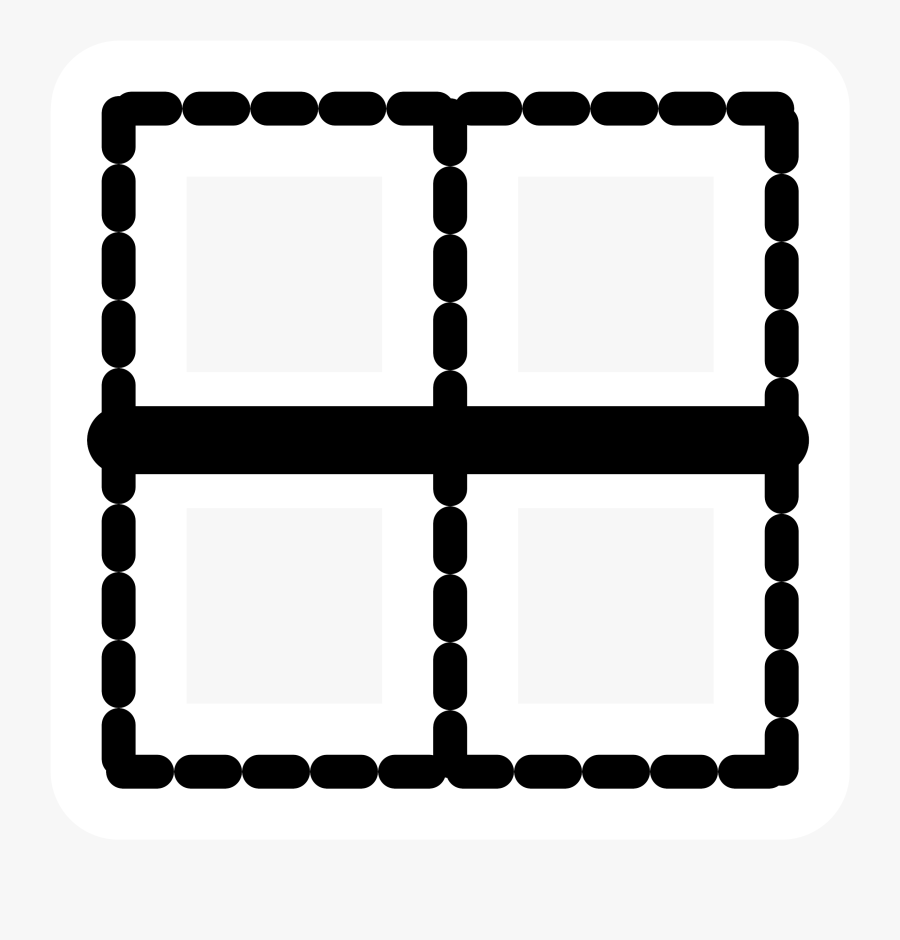 Square,line,photographic Film - Icon, Transparent Clipart