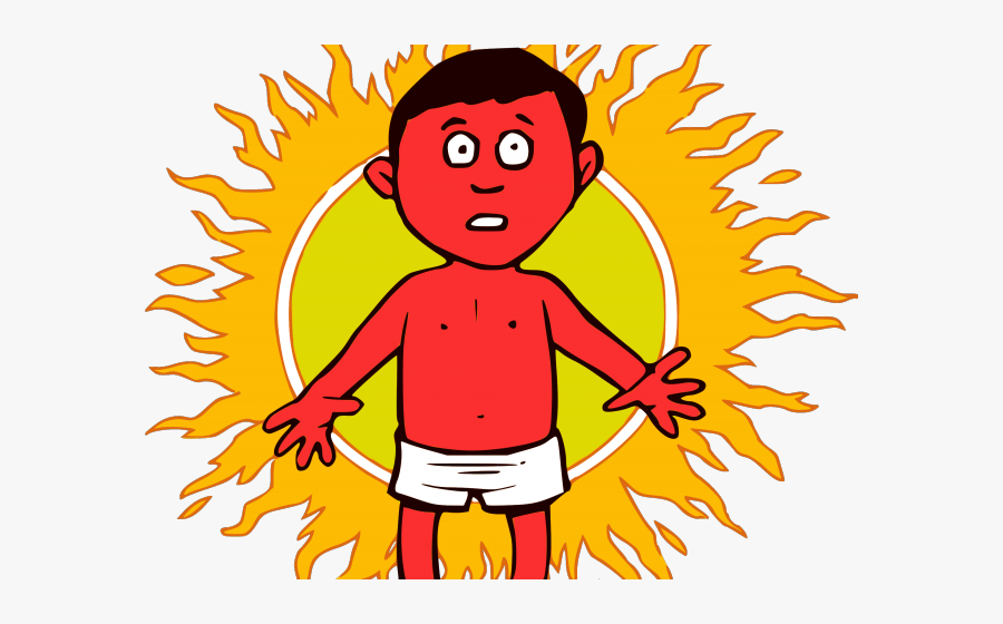 Sunburn Clipart, Transparent Clipart