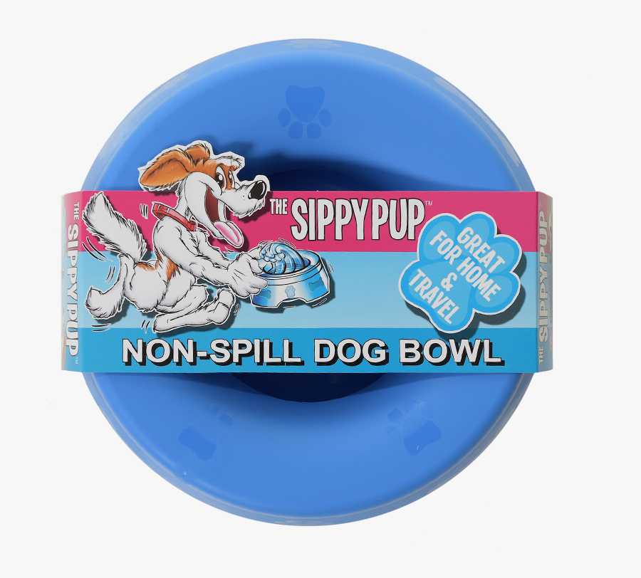 Sippy Pup Non-spill Dog Water & Food Bowl 1 Count - Food, Transparent Clipart