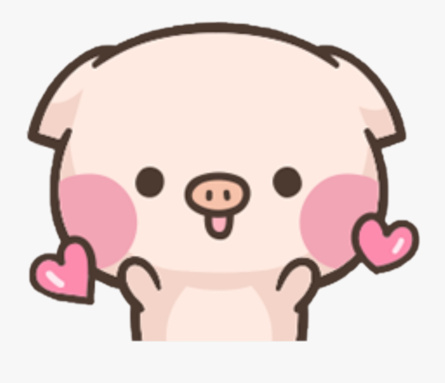 Transparent Cute Pig Png - Cute Pig Stickers, Transparent Clipart