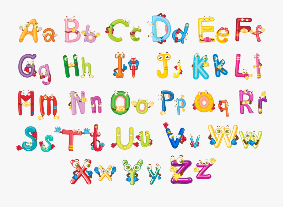Transparent Cute Book Png - Fun Alphabet Letters Clipart, Transparent Clipart
