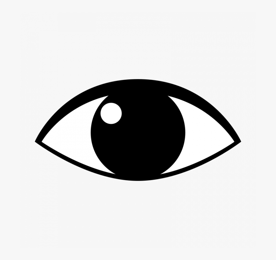 Free Eye Jokingart Com - Eye Cartoon Black And White, Transparent Clipart