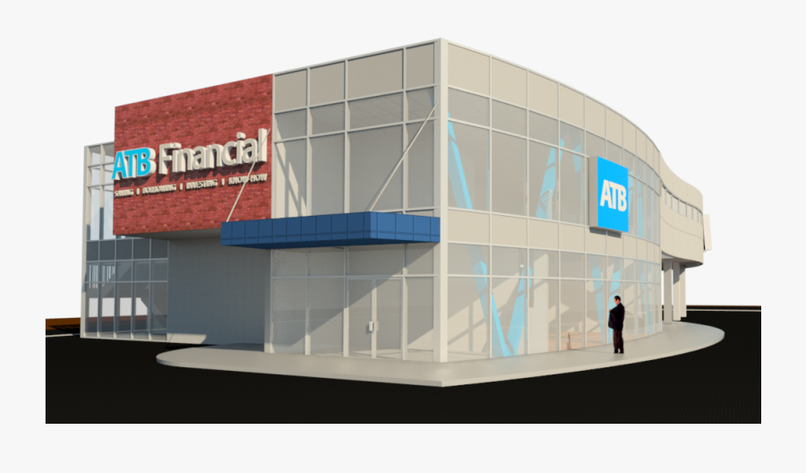 Building Silhouette Clipart - Commercial Building, Transparent Clipart