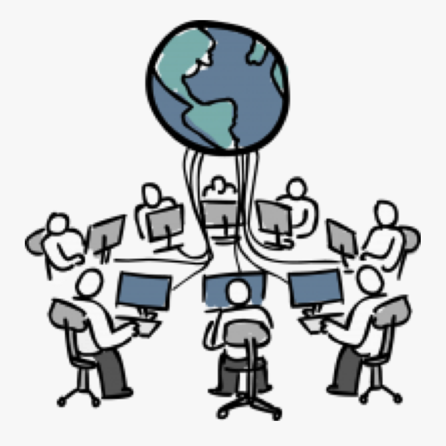 Distributed Teams Agile Icon, Transparent Clipart