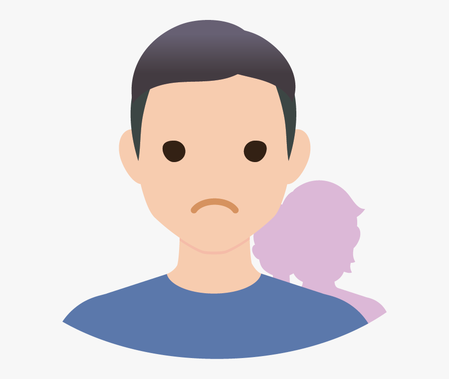 A Young Person Looking At A Photograph - Cartoon, Transparent Clipart