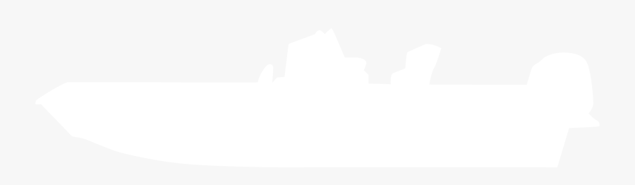 Rod Clip Horizontal Boat - Silhouette, Transparent Clipart