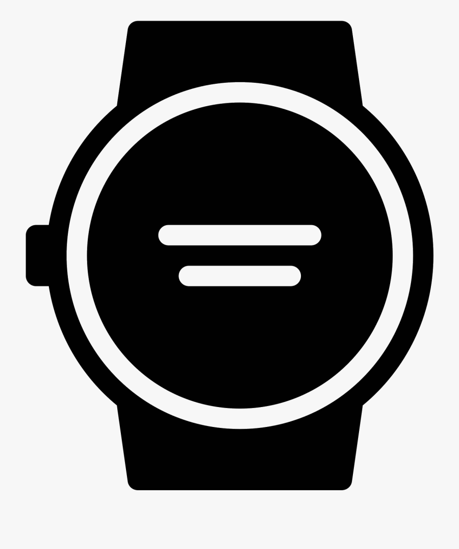 Watches Back View Filled - Watches Icon Png, Transparent Clipart