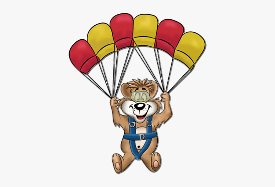 Parachute Clipart Skydive - Transparent Parachute Cartoon, Transparent Clipart