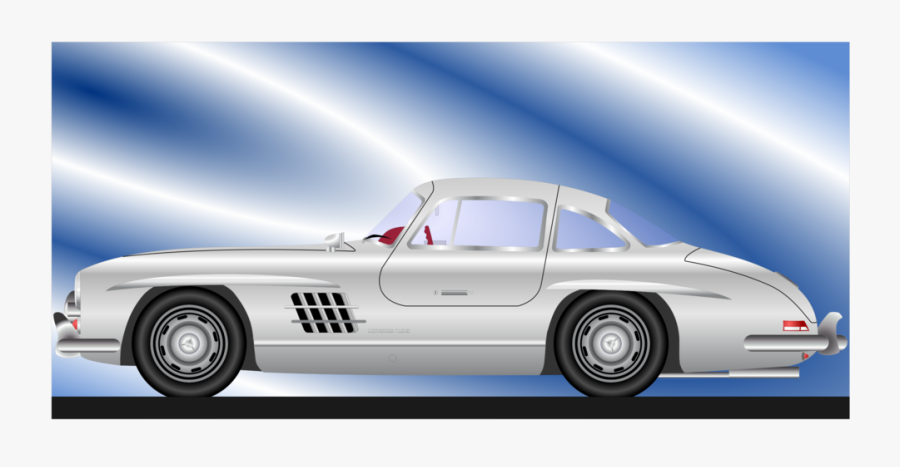Mercedes-benz 300sl, Transparent Clipart