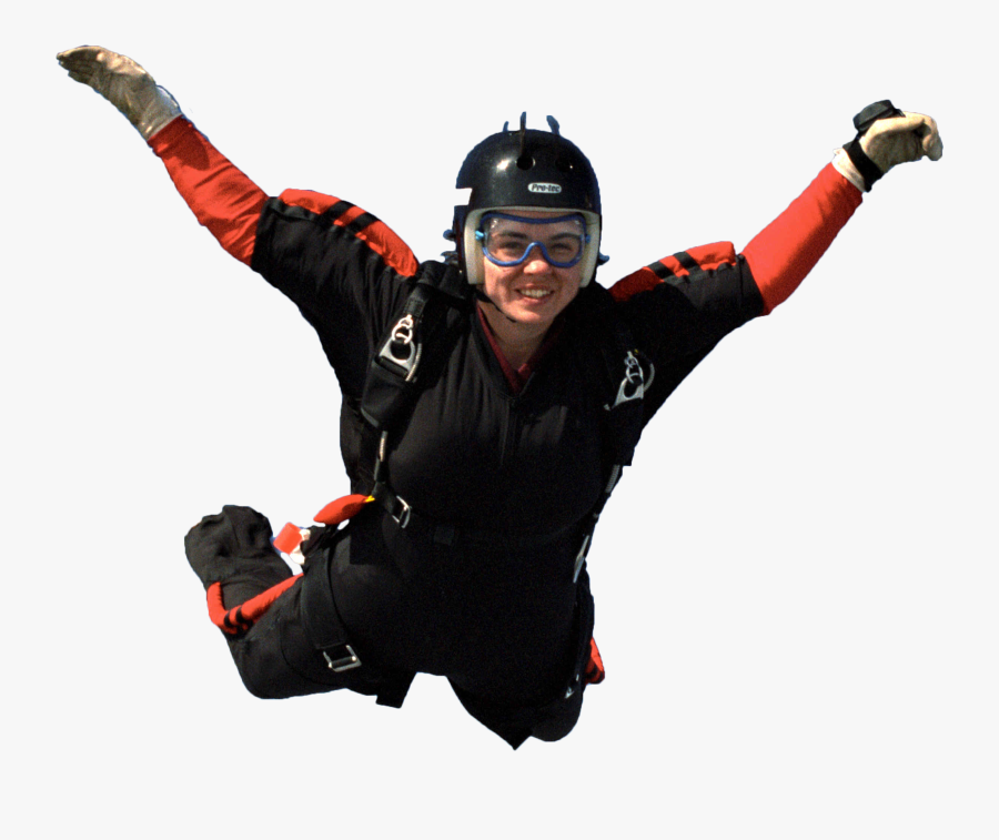 Uh - 67 - V - 8 - 8 2988 - 4 Kb - Skydiver In The Sky - Sky Diver Pic Png, Transparent Clipart