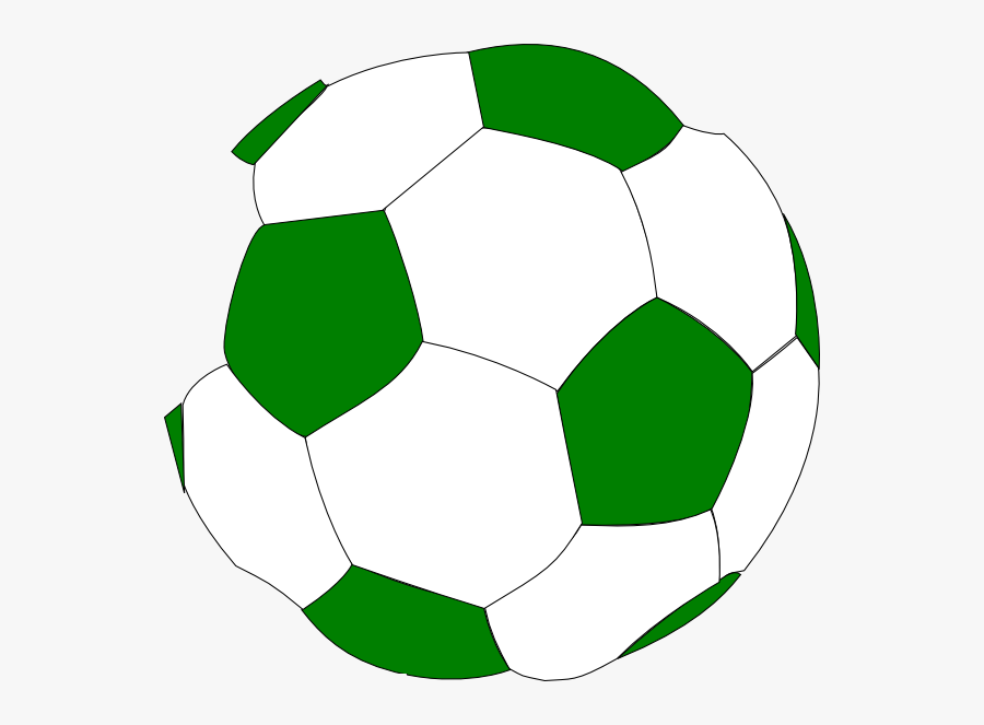 Green Soccer Ball Clip Art At Clker - Clipart Non Living Things, Transparent Clipart