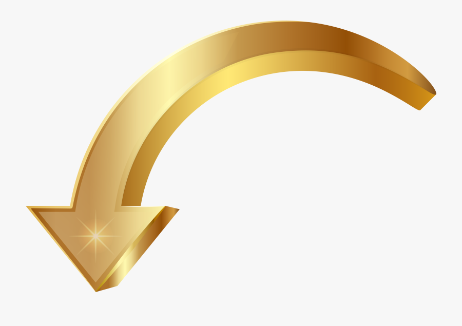 Arrows Transparent Gold Glitter, Transparent Clipart