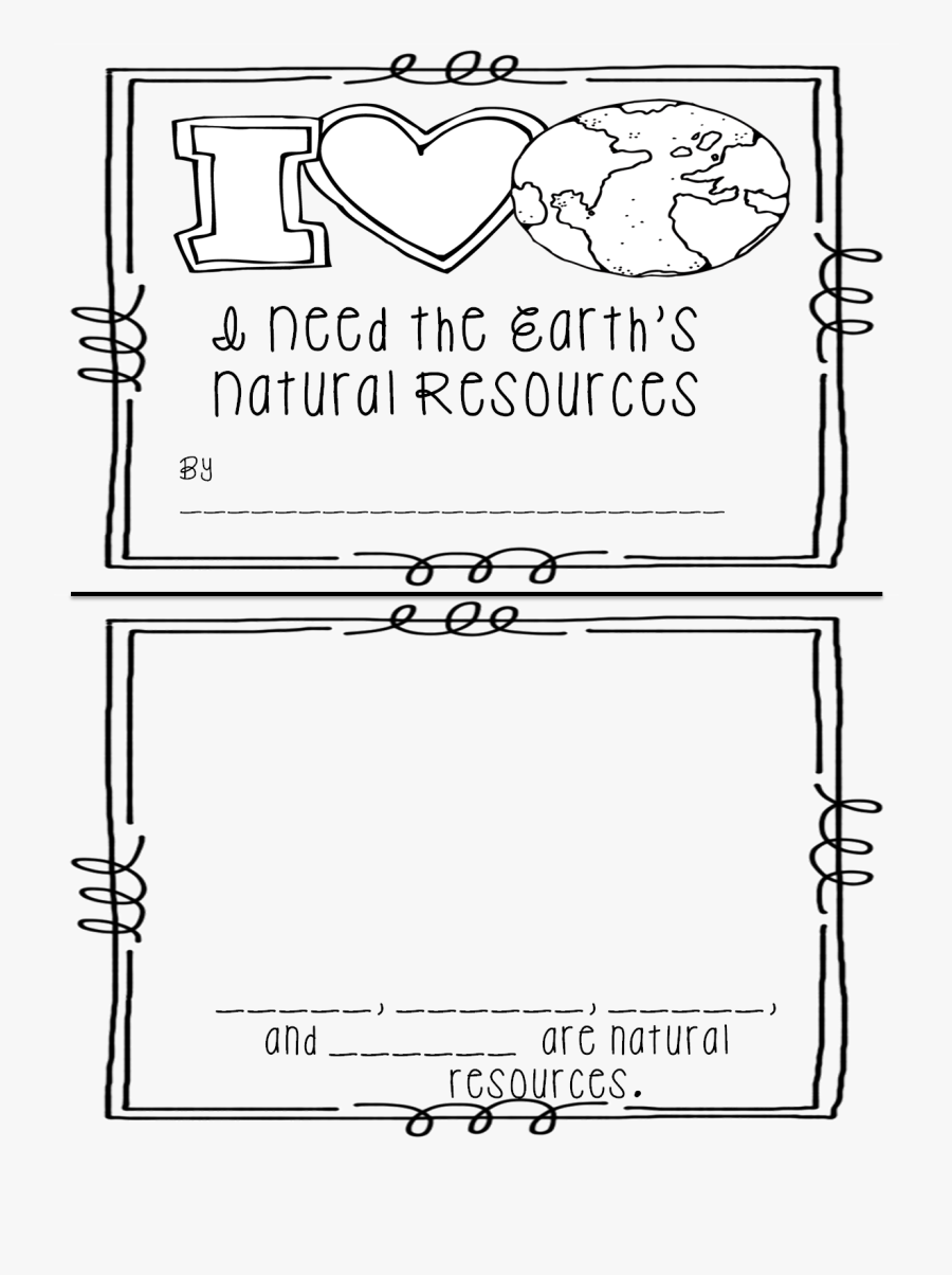 Transparent Natural Resources Clipart - Natural Resources Printables Booklet, Transparent Clipart