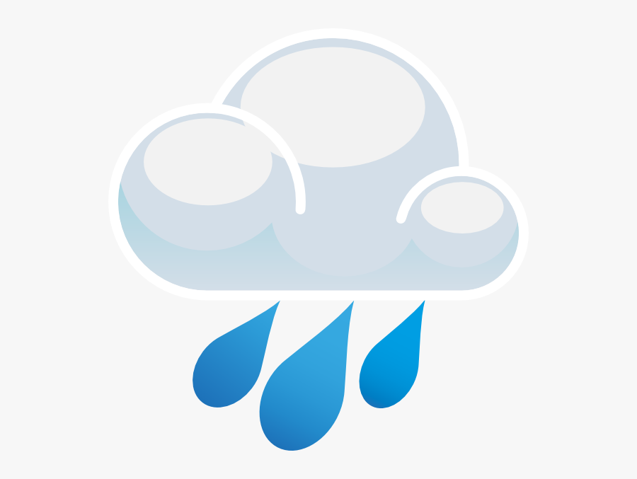 Clipart Of Cloud, Precipitation And Animated Cloud - Animated Picture Of Precipitation, Transparent Clipart