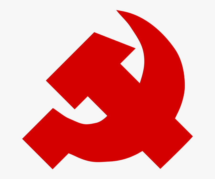 Angle,area,symbol - Cartoon Hammer And Sickle, Transparent Clipart