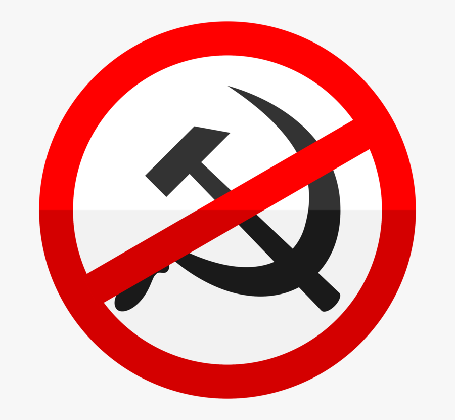 Area,text,symbol - Anti Communism, Transparent Clipart