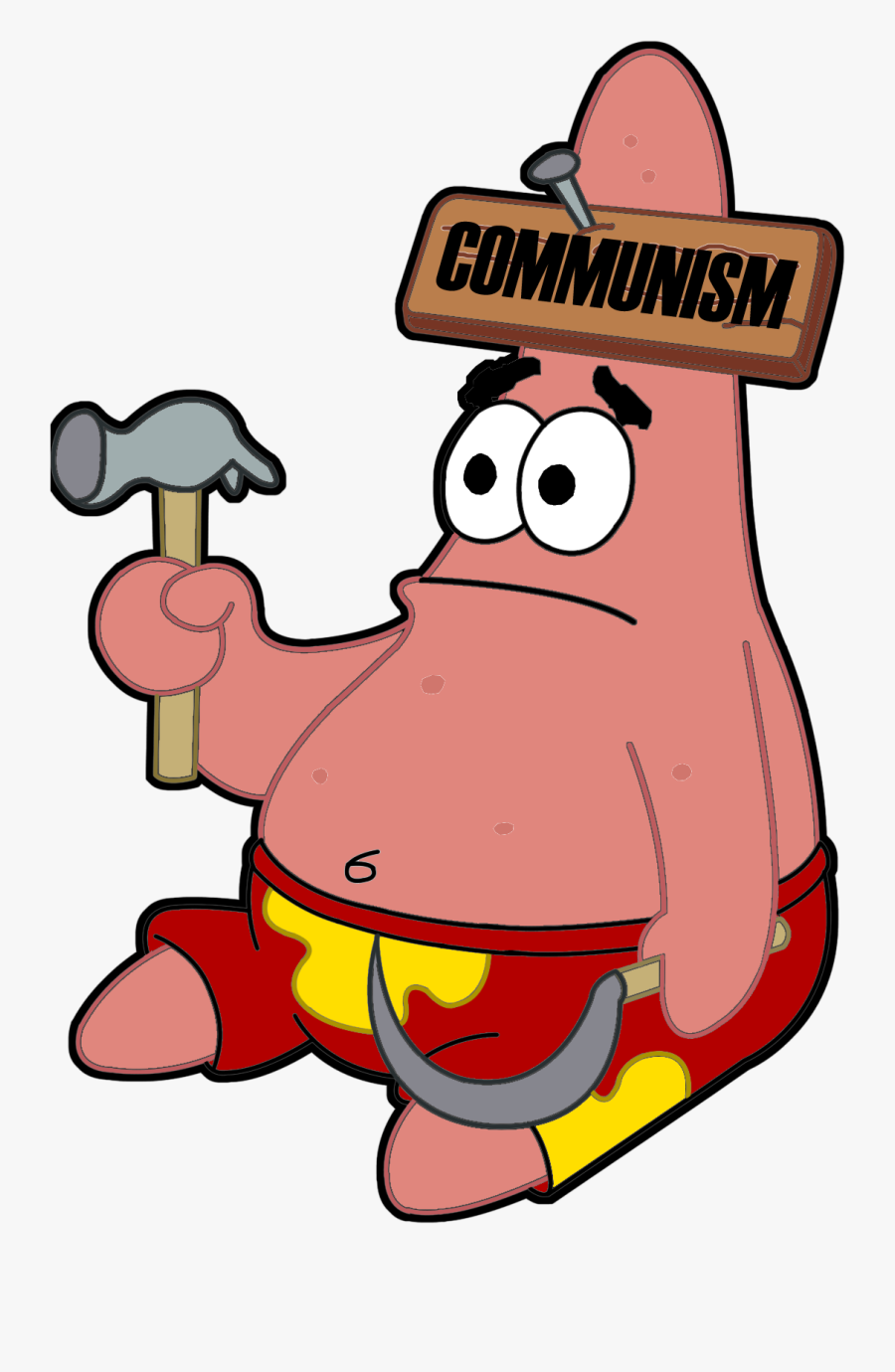 Patrick Star Png Free File Download - Your Such A Brat, Transparent Clipart