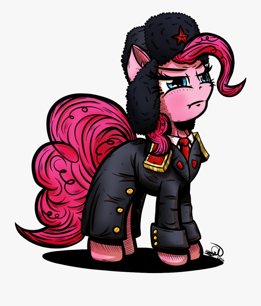 Gray Day, Clothes, Communism, Hat, Pinkie Pie, Safe, - Pinkie Pie Soviet, Transparent Clipart