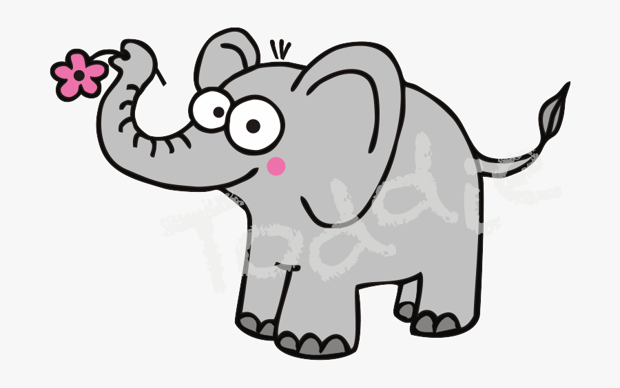 Chino, The Clever Little Elephant, Transparent Clipart