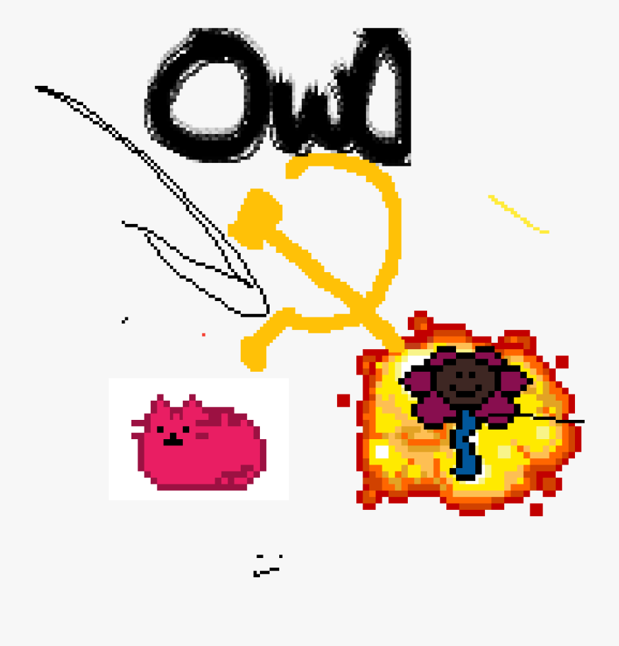 Transparent Communism Png - 8 Bit Explosion Png, Transparent Clipart