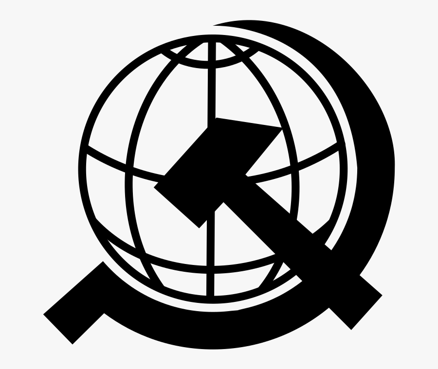 Hammer And Sickle Over The World, Transparent Clipart