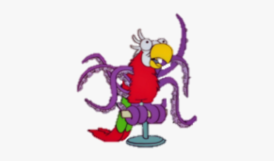 Clip Art Epilogue Of Inventions And Children During - Simpsons Octoparrot, Transparent Clipart