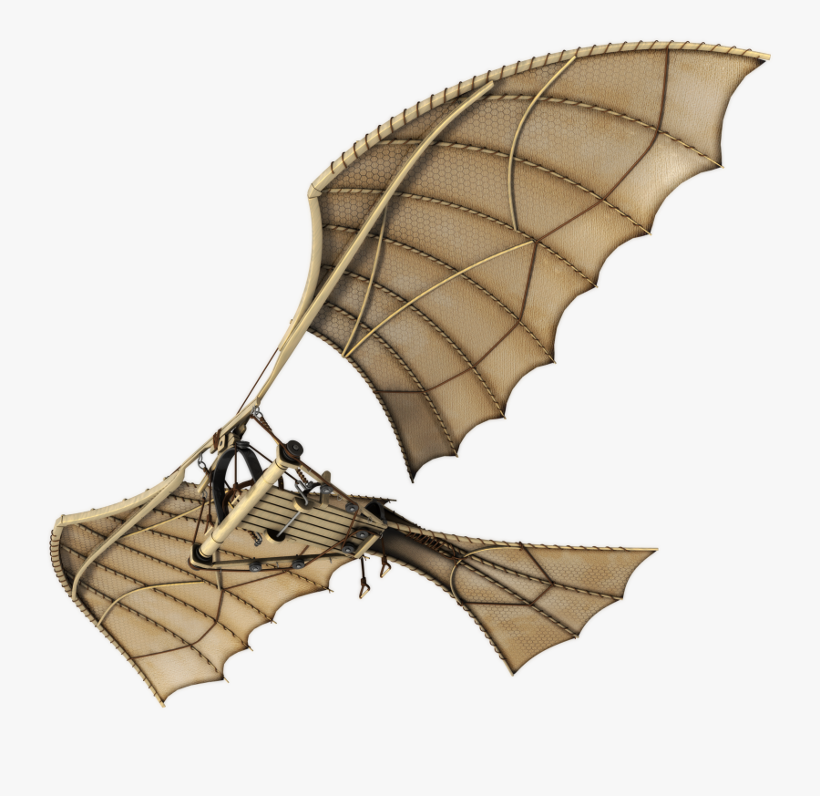 Clip Art Davinci Pinterest - First Airplane Leonardo Da Vinci, Transparent Clipart