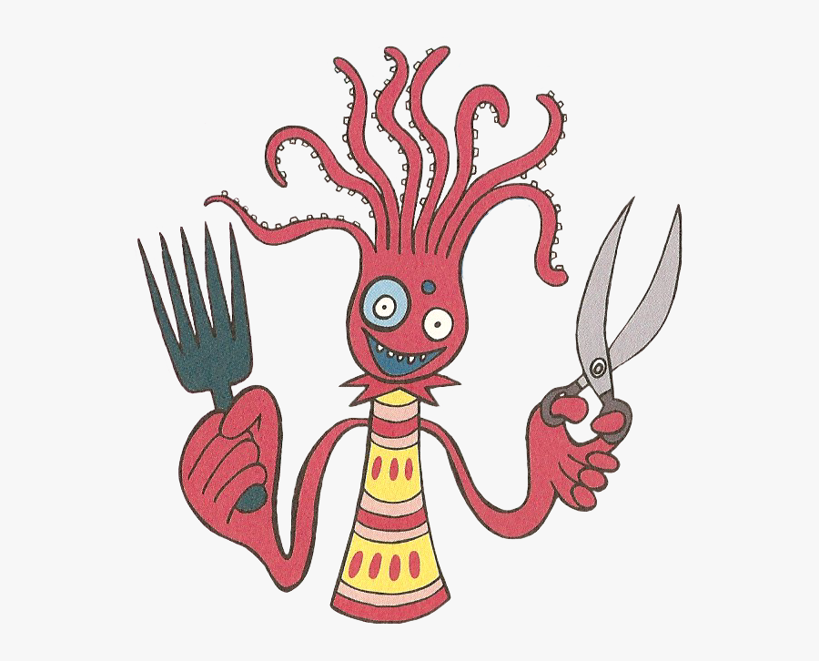 Clip Art Hairdresser Octopus Parappa The - Parappa The Rapper Octopus, Transparent Clipart