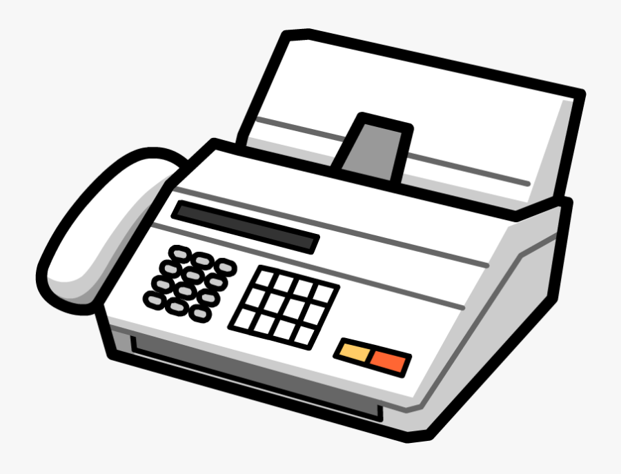 Fax Machine Clipart, Transparent Clipart