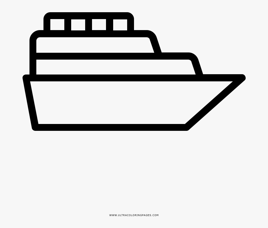 Ferry Coloring Page Clipart , Png Download, Transparent Clipart