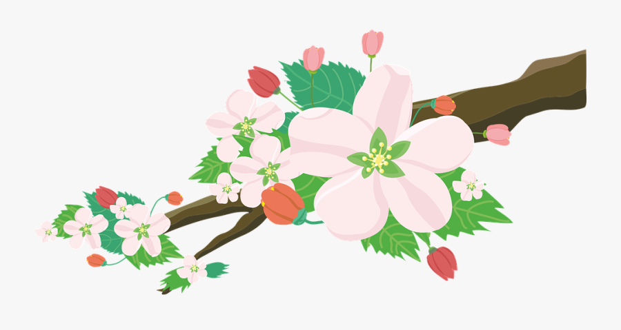 Transparent Apple Blossom Clipart Flores E Frutos Png Free Transparent Clipart Clipartkey