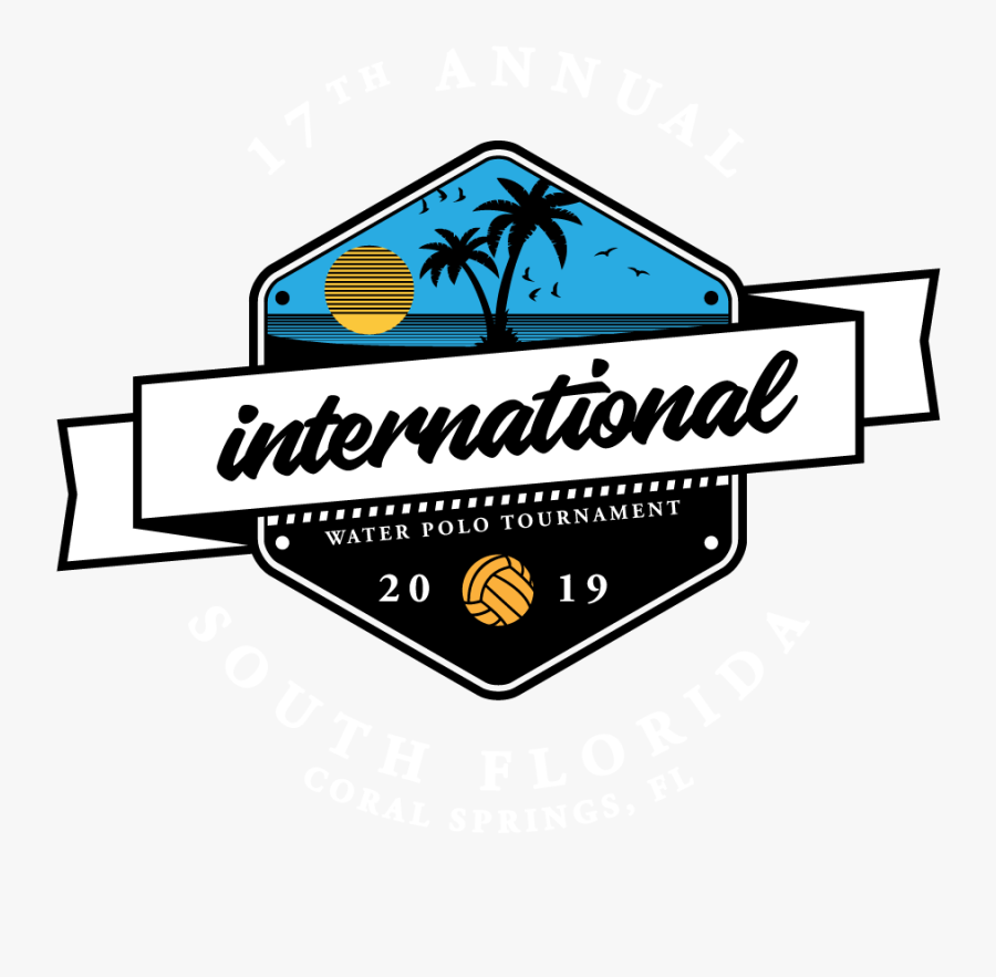 17th Annual South Florida International Water Polo - Graphic Design, Transparent Clipart