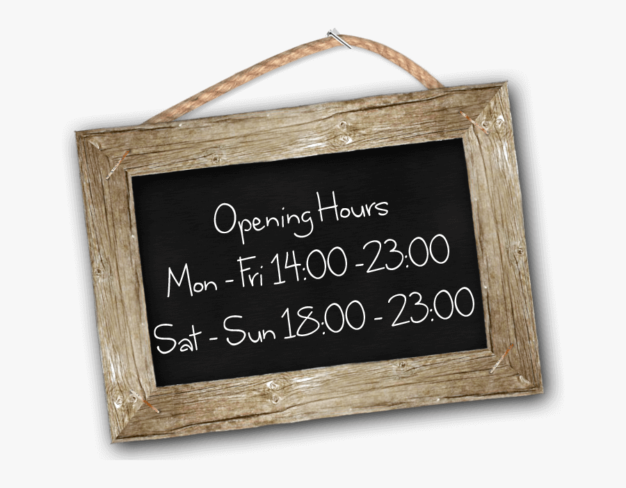 Transparent Chalk Frame Png - Restaurant, Transparent Clipart